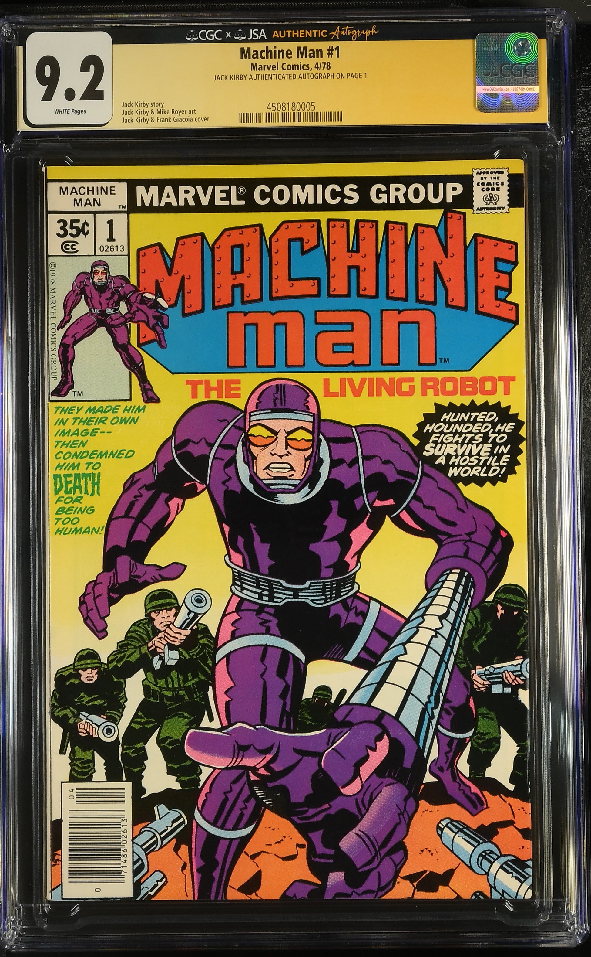 CGC Submission Service – JSA SIGNATURE VERIFICATION